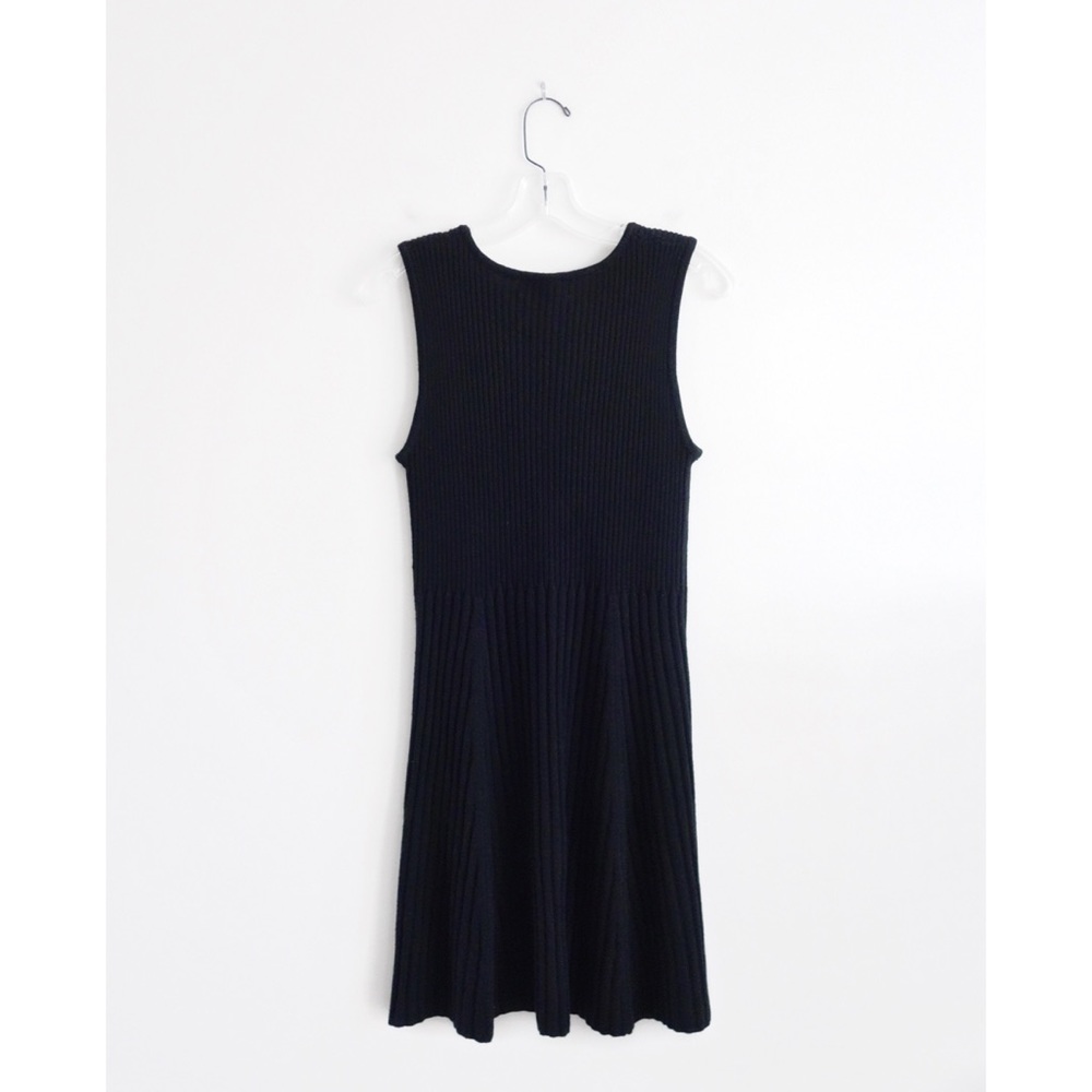 Vintage Roberto Vianni Sleeveless Wool Dress sz L - Picture 2 of 4